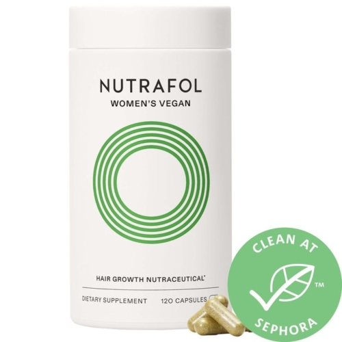 Nutrafol WOMEN’S VEGAN Clinically Proven Hair Growth Supplement for Thinning 1 Month Supply _ 120 Capsules