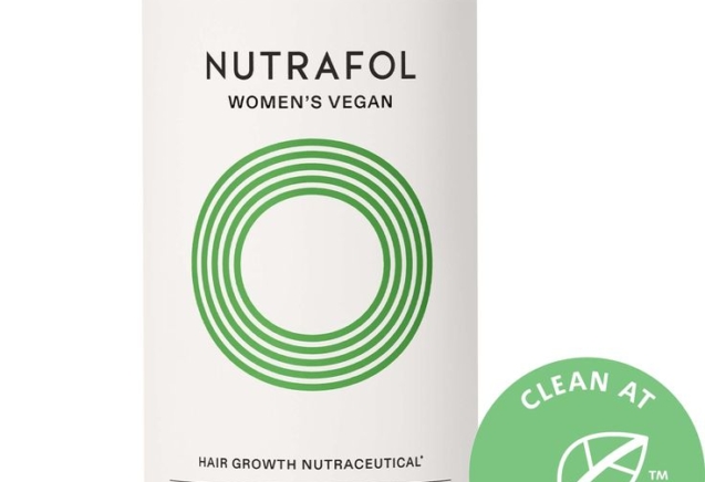 Nutrafol WOMEN’S VEGAN Clinically Proven Hair Growth Supplement for Thinning 1 Month Supply _ 120 Capsules